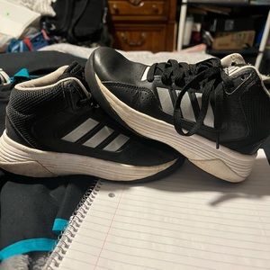 Adidas High tops in Black and SILVER